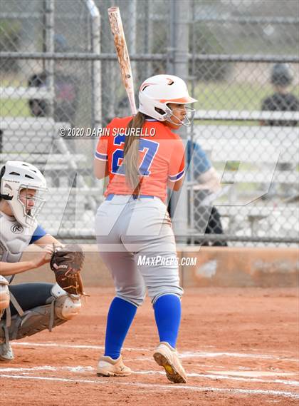 Thumbnail 3 in Westwood vs Arcadia (Westwood-Dobson Softball Invitational) photogallery.