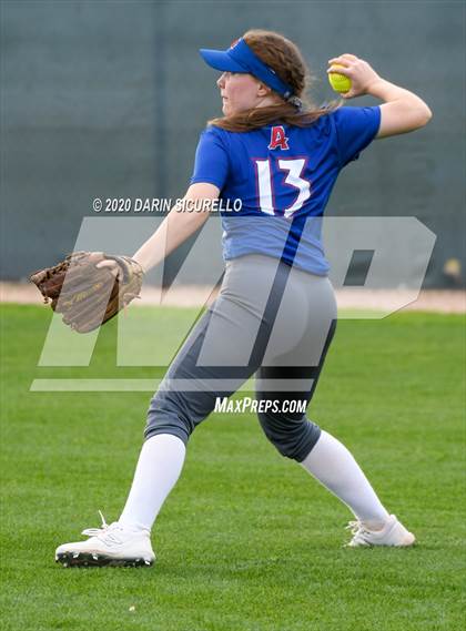 Thumbnail 1 in Westwood vs Arcadia (Westwood-Dobson Softball Invitational) photogallery.