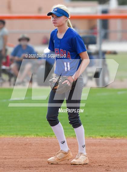 Thumbnail 3 in Westwood vs Arcadia (Westwood-Dobson Softball Invitational) photogallery.