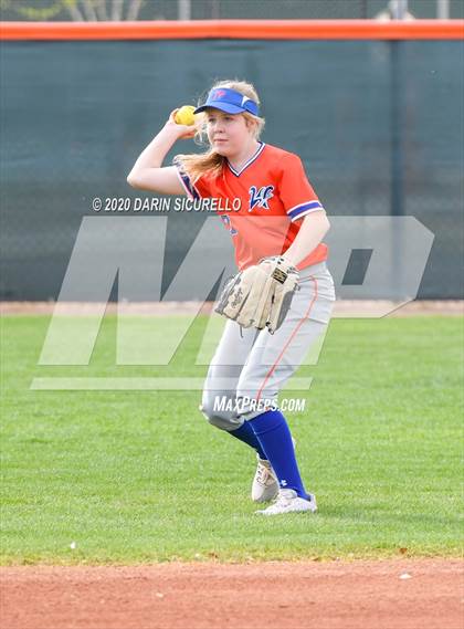 Thumbnail 3 in Westwood vs Arcadia (Westwood-Dobson Softball Invitational) photogallery.