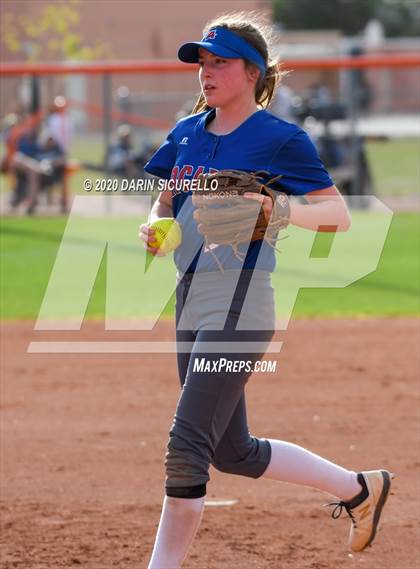 Thumbnail 3 in Westwood vs Arcadia (Westwood-Dobson Softball Invitational) photogallery.
