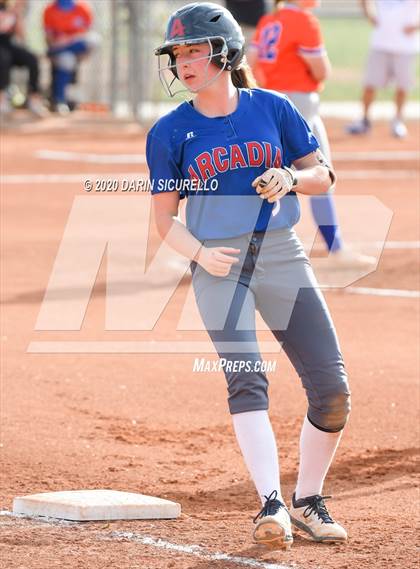 Thumbnail 2 in Westwood vs Arcadia (Westwood-Dobson Softball Invitational) photogallery.