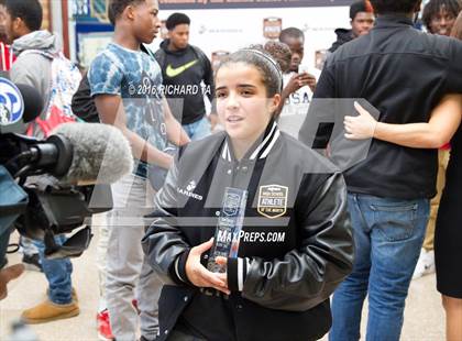 Thumbnail 1 in Marines H.S. Female Athlete of the Month - Felicia Perez photogallery.