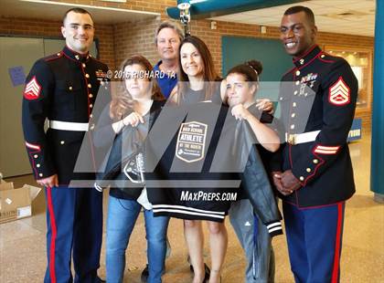 Thumbnail 1 in Marines H.S. Female Athlete of the Month - Felicia Perez photogallery.