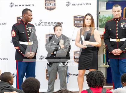 Thumbnail 1 in Marines H.S. Female Athlete of the Month - Felicia Perez photogallery.