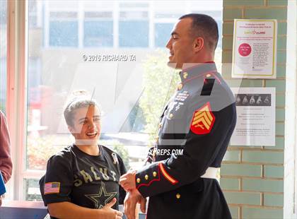 Thumbnail 1 in Marines H.S. Female Athlete of the Month - Felicia Perez photogallery.