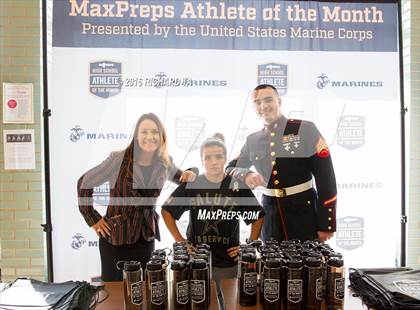 Thumbnail 1 in Marines H.S. Female Athlete of the Month - Felicia Perez photogallery.