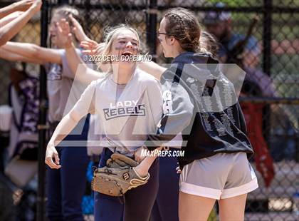 Thumbnail 3 in Haralson County vs Cherokee (GHSA Slow-Pitch State Championship) photogallery.