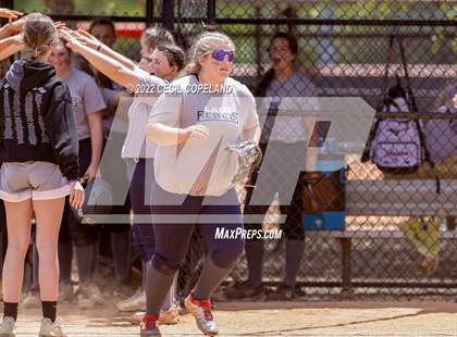 Thumbnail 2 in Haralson County vs Cherokee (GHSA Slow-Pitch State Championship) photogallery.