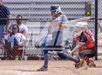 Thumbnail 3 in Haralson County vs Cherokee (GHSA Slow-Pitch State Championship) photogallery.