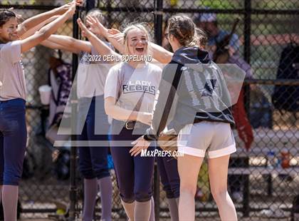 Thumbnail 1 in Haralson County vs Cherokee (GHSA Slow-Pitch State Championship) photogallery.