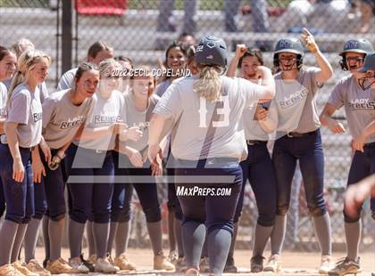 Thumbnail 2 in Haralson County vs Cherokee (GHSA Slow-Pitch State Championship) photogallery.