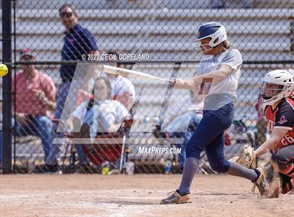 Thumbnail 2 in Haralson County vs Cherokee (GHSA Slow-Pitch State Championship) photogallery.