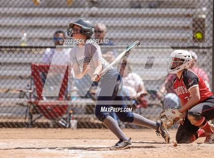 Thumbnail 2 in Haralson County vs Cherokee (GHSA Slow-Pitch State Championship) photogallery.