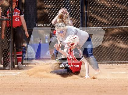 Thumbnail 2 in Haralson County vs Cherokee (GHSA Slow-Pitch State Championship) photogallery.