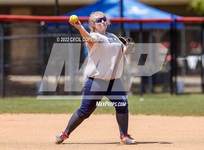Thumbnail 2 in Haralson County vs Cherokee (GHSA Slow-Pitch State Championship) photogallery.