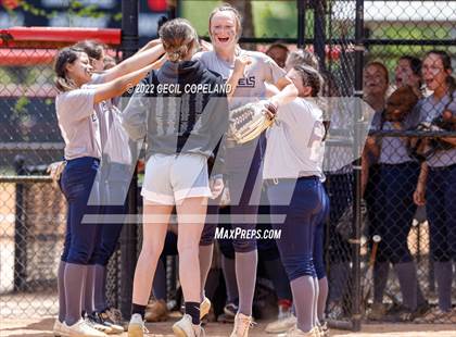 Thumbnail 2 in Haralson County vs Cherokee (GHSA Slow-Pitch State Championship) photogallery.