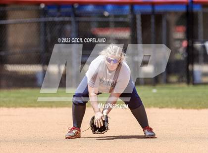 Thumbnail 2 in Haralson County vs Cherokee (GHSA Slow-Pitch State Championship) photogallery.