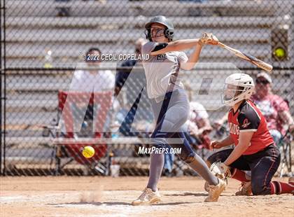 Thumbnail 2 in Haralson County vs Cherokee (GHSA Slow-Pitch State Championship) photogallery.