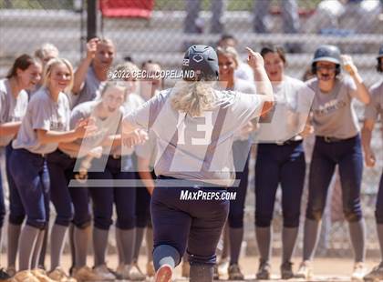 Thumbnail 2 in Haralson County vs Cherokee (GHSA Slow-Pitch State Championship) photogallery.