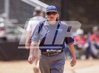Thumbnail 2 in Haralson County vs Cherokee (GHSA Slow-Pitch State Championship) photogallery.