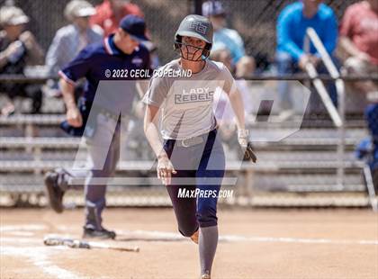 Thumbnail 3 in Haralson County vs Cherokee (GHSA Slow-Pitch State Championship) photogallery.