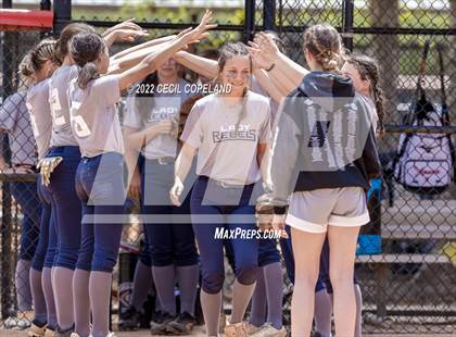 Thumbnail 1 in Haralson County vs Cherokee (GHSA Slow-Pitch State Championship) photogallery.