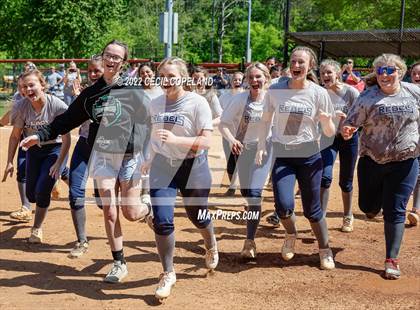 Thumbnail 2 in Haralson County vs Cherokee (GHSA Slow-Pitch State Championship) photogallery.