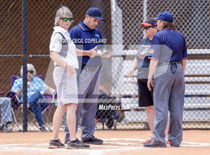 Thumbnail 1 in Haralson County vs Cherokee (GHSA Slow-Pitch State Championship) photogallery.