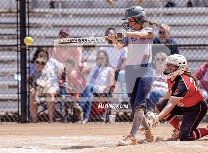 Thumbnail 2 in Haralson County vs Cherokee (GHSA Slow-Pitch State Championship) photogallery.