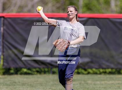 Thumbnail 2 in Haralson County vs Cherokee (GHSA Slow-Pitch State Championship) photogallery.