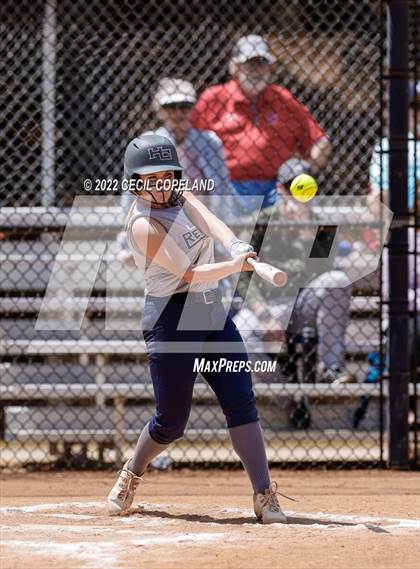 Thumbnail 2 in Haralson County vs Cherokee (GHSA Slow-Pitch State Championship) photogallery.