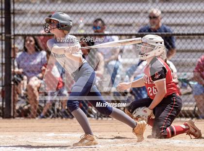 Thumbnail 2 in Haralson County vs Cherokee (GHSA Slow-Pitch State Championship) photogallery.