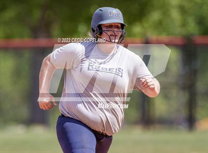 Thumbnail 3 in Haralson County vs Cherokee (GHSA Slow-Pitch State Championship) photogallery.