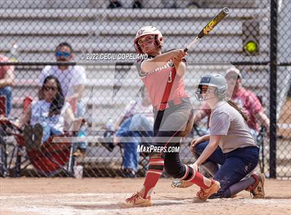 Thumbnail 2 in Haralson County vs Cherokee (GHSA Slow-Pitch State Championship) photogallery.