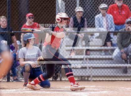 Thumbnail 2 in Haralson County vs Cherokee (GHSA Slow-Pitch State Championship) photogallery.