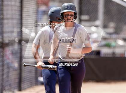 Thumbnail 3 in Haralson County vs Cherokee (GHSA Slow-Pitch State Championship) photogallery.