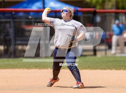 Thumbnail 2 in Haralson County vs Cherokee (GHSA Slow-Pitch State Championship) photogallery.