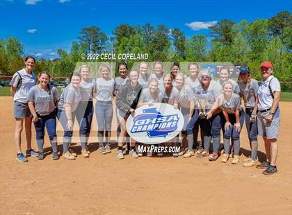 Thumbnail 3 in Haralson County vs Cherokee (GHSA Slow-Pitch State Championship) photogallery.