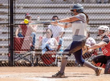 Thumbnail 3 in Haralson County vs Cherokee (GHSA Slow-Pitch State Championship) photogallery.