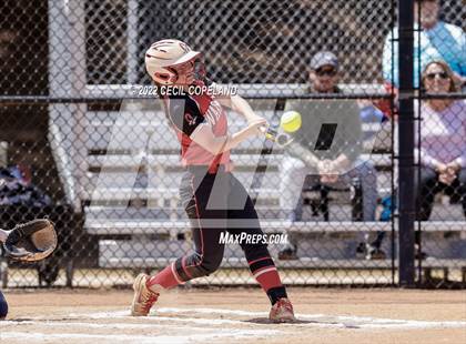 Thumbnail 2 in Haralson County vs Cherokee (GHSA Slow-Pitch State Championship) photogallery.