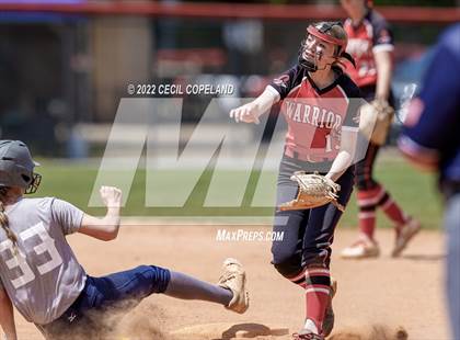 Thumbnail 2 in Haralson County vs Cherokee (GHSA Slow-Pitch State Championship) photogallery.