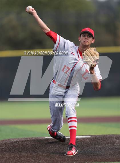 Thumbnail 2 in Orange Lutheran vs. Simi Valley (The Boras Classic) photogallery.