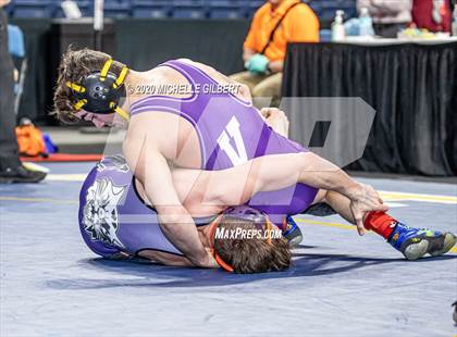 Thumbnail 3 in NYSPHSAA  D2 Wrestling Finals (99lbs to 138lbs) photogallery.