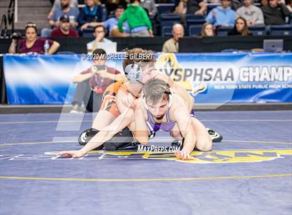 Thumbnail 3 in NYSPHSAA  D2 Wrestling Finals (99lbs to 138lbs) photogallery.