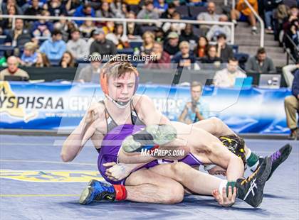Thumbnail 3 in NYSPHSAA  D2 Wrestling Finals (99lbs to 138lbs) photogallery.
