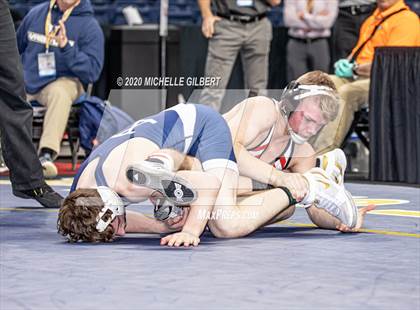 Thumbnail 3 in NYSPHSAA  D2 Wrestling Finals (99lbs to 138lbs) photogallery.