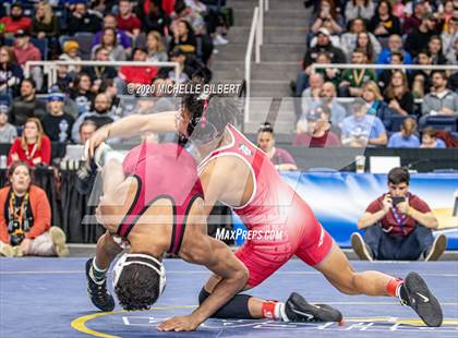 Thumbnail 3 in NYSPHSAA  D2 Wrestling Finals (99lbs to 138lbs) photogallery.