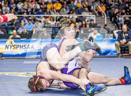Thumbnail 3 in NYSPHSAA  D2 Wrestling Finals (99lbs to 138lbs) photogallery.