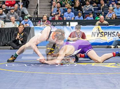 Thumbnail 2 in NYSPHSAA  D2 Wrestling Finals (99lbs to 138lbs) photogallery.